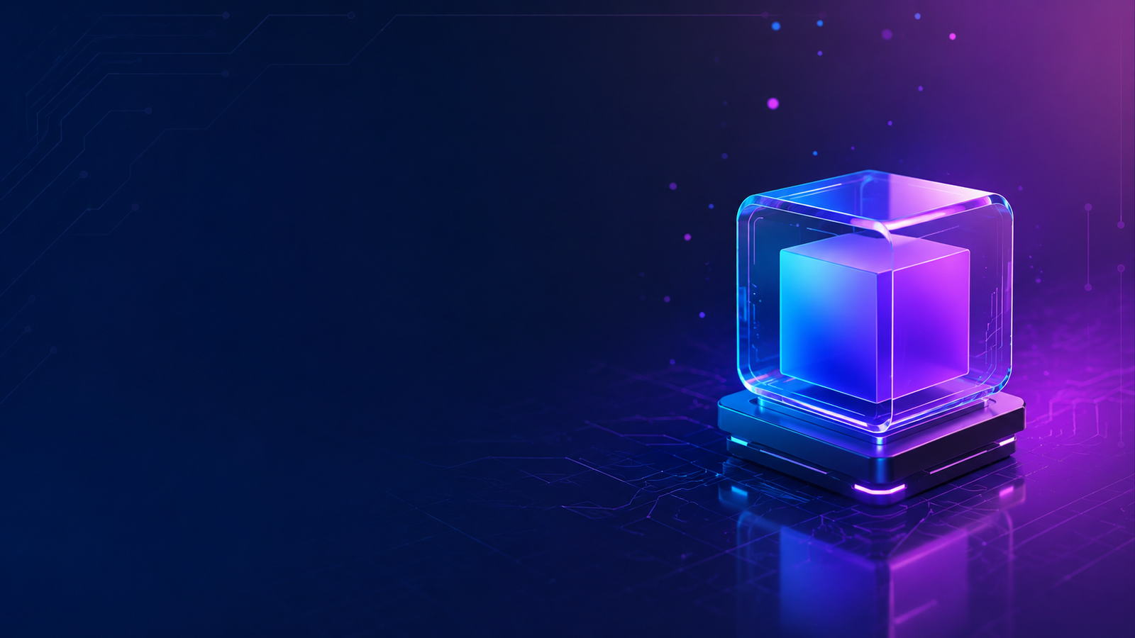 Modern digital illustration representing iganiny with futuristic abstract technology design.