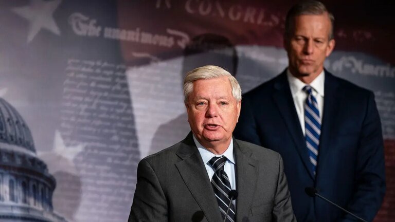 Thune delivers tearful Senate tribute to late Sen. Lindsey Graham